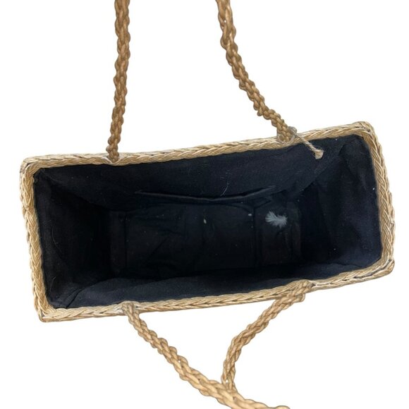 Halo Halo Philippines Tall Weave Handmade tote bag straw recycled magazine NEW - Picture 7 of 7